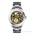 Lucky cloulds Skeleton Lady's Automatic Wrist watches